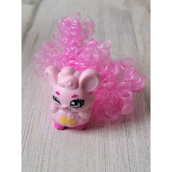 Cloudees pink hair Mouse cat animal toy figure doll accessory - Picture 1 of 4